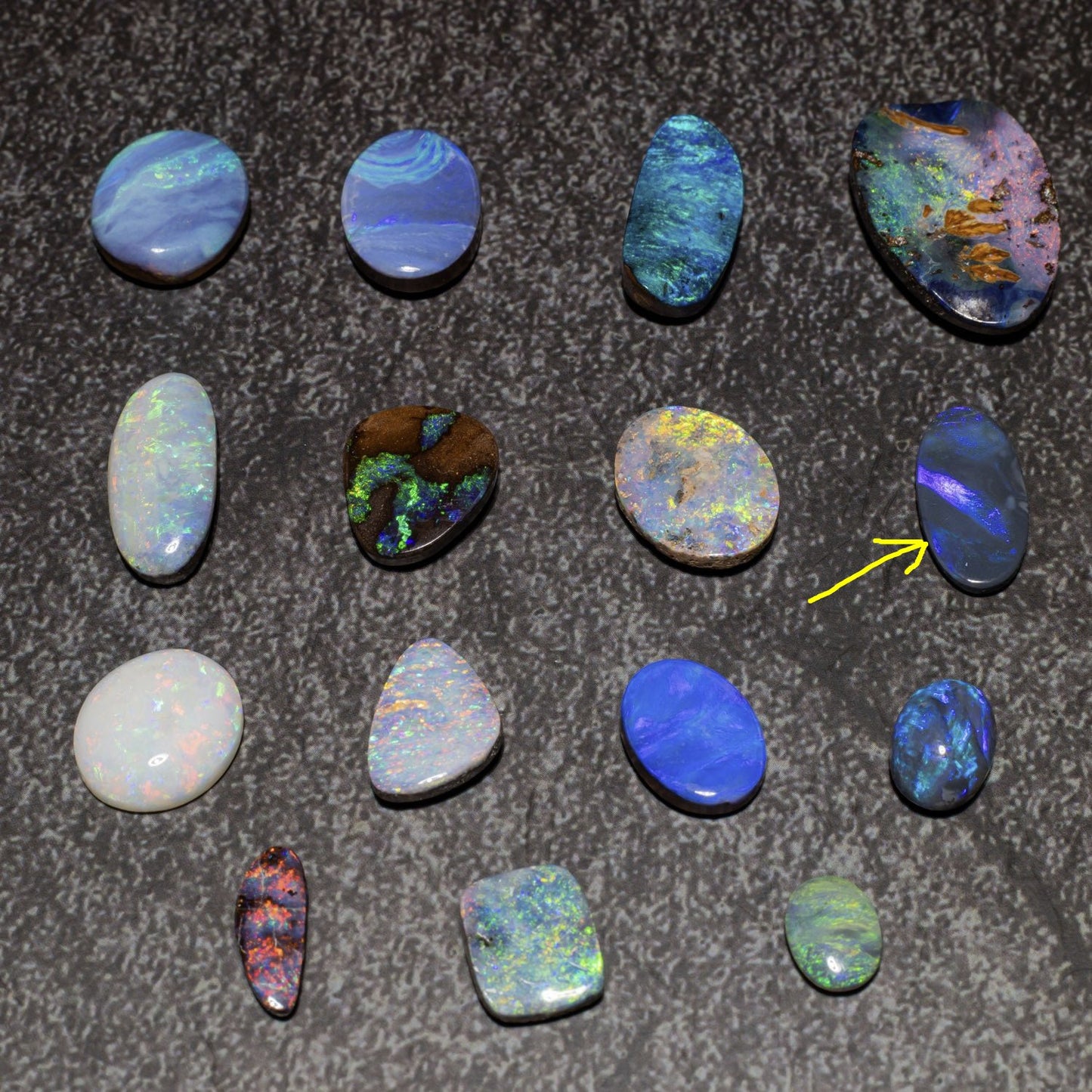 Australian Black Opal Stone – Lightning Ridge Blue