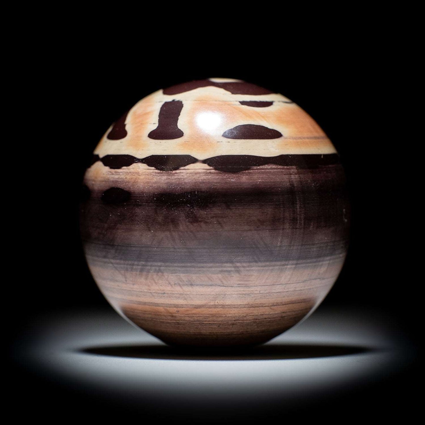 Zebra Rock Sphere - 8