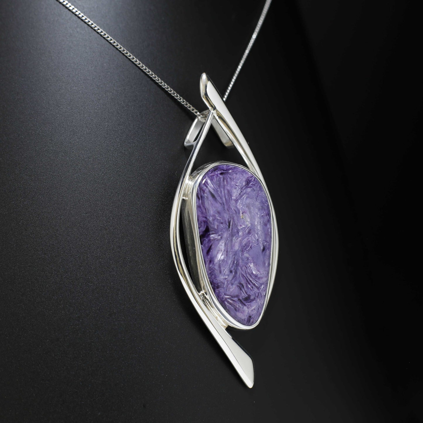 Charoite pendant - 11