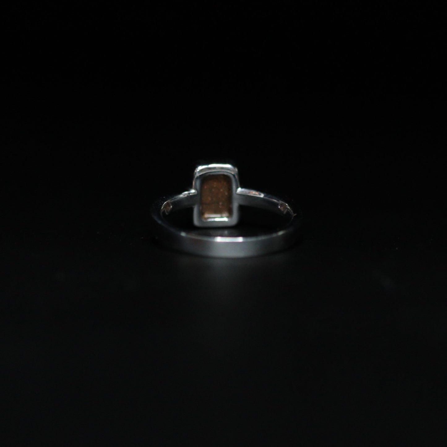 Boulder opal ring