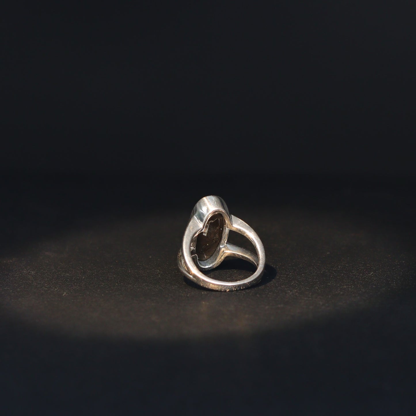 Australian Boulder opal in Sterling Silver Ring