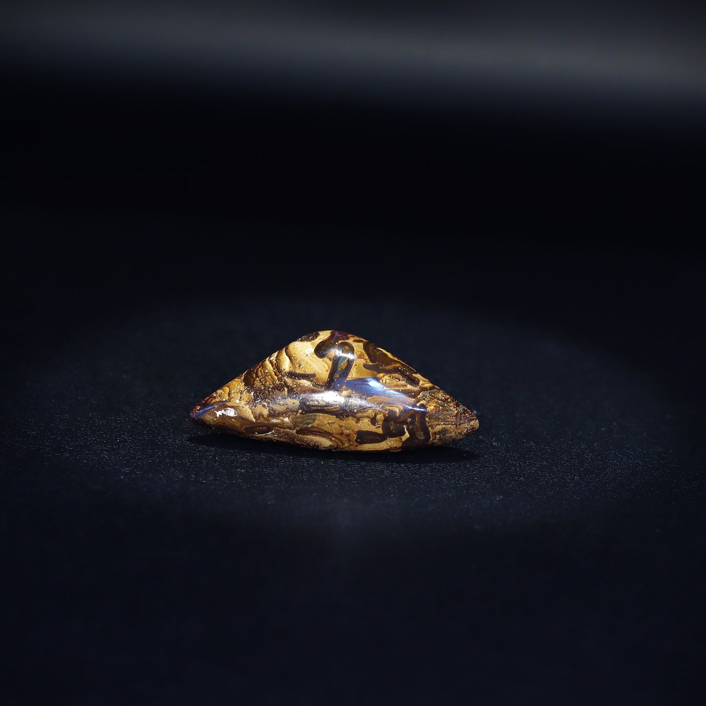 Australian Boulder Opal Matrix Solid Stone