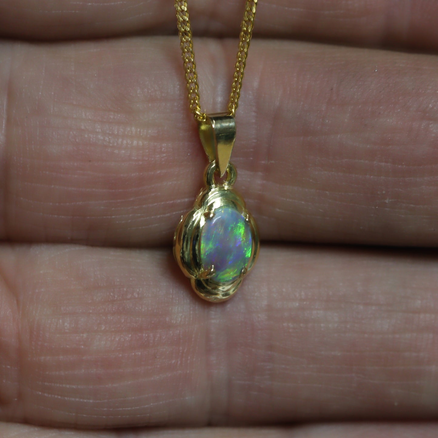Australian_Black_Opal_18k_Gold_Pendant