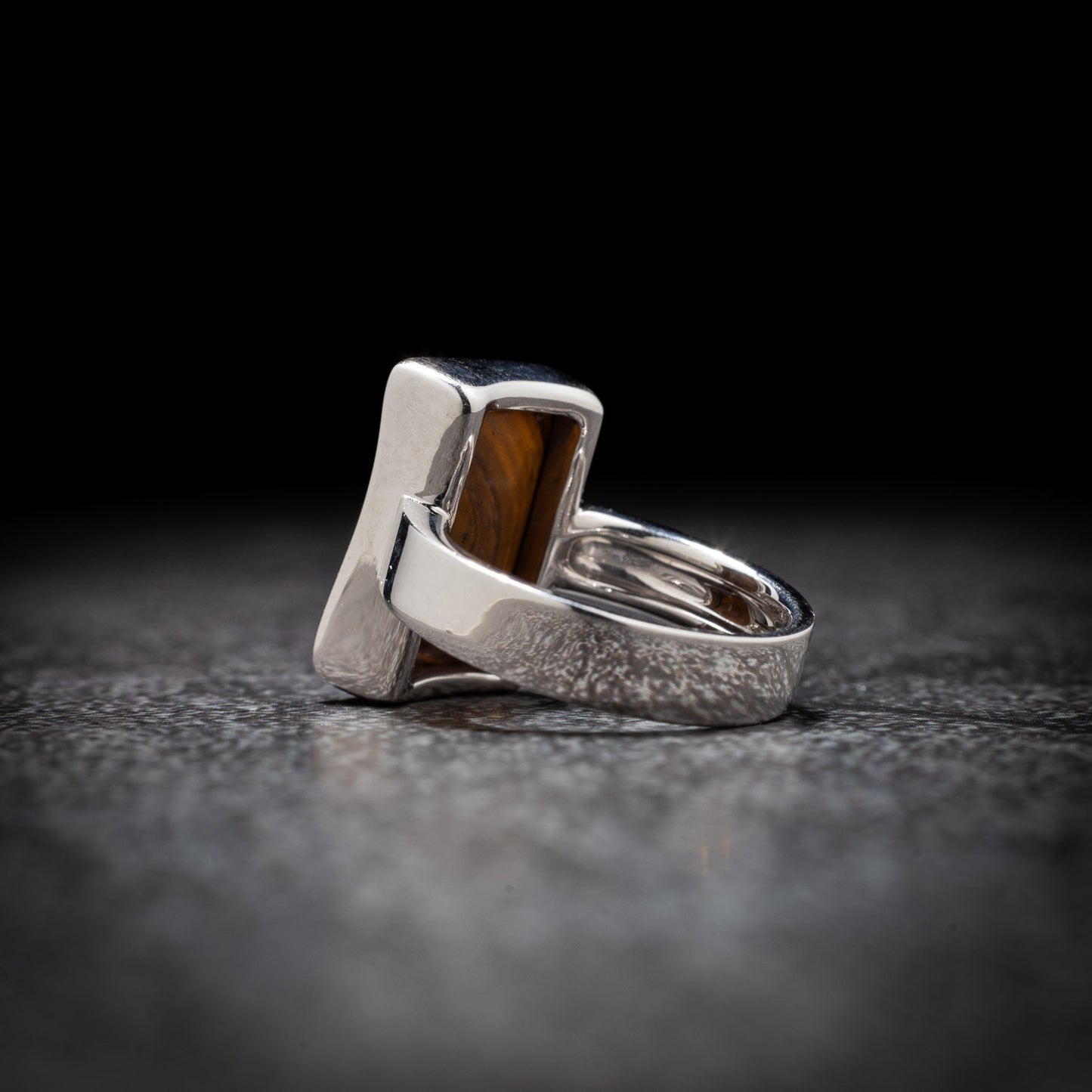 Australian Boulder Opal Silver Ring