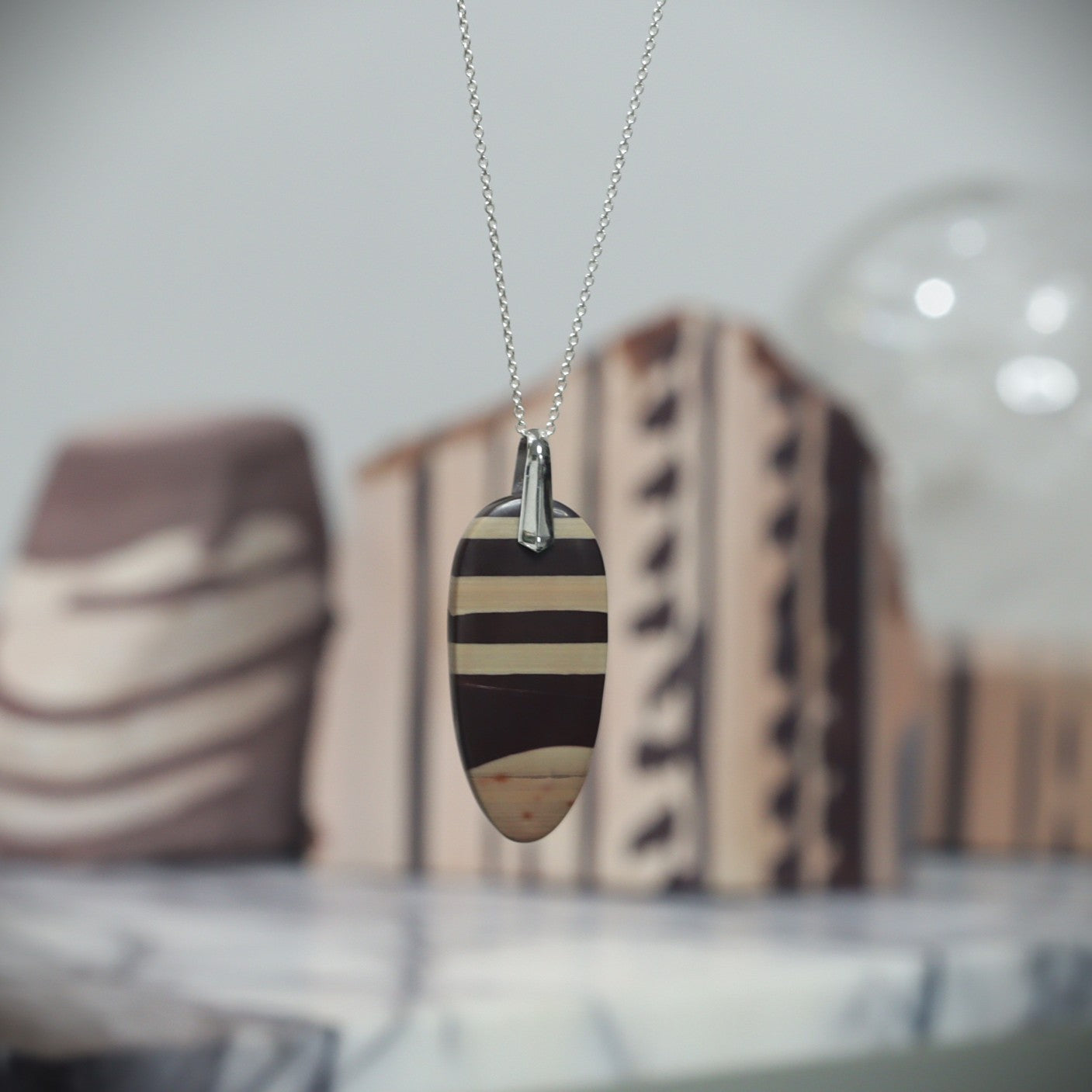 Australian Zebra Rock pendant