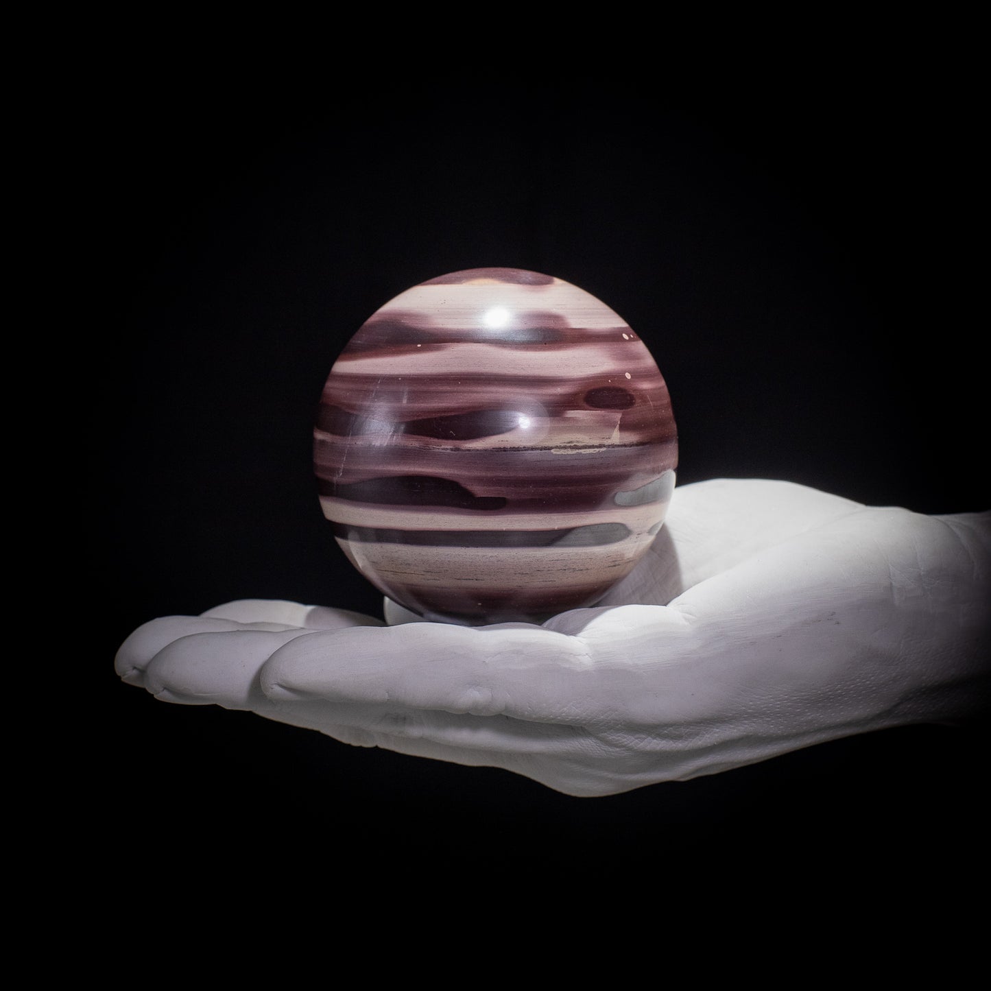 Australian Zebra Rock Sphere 530