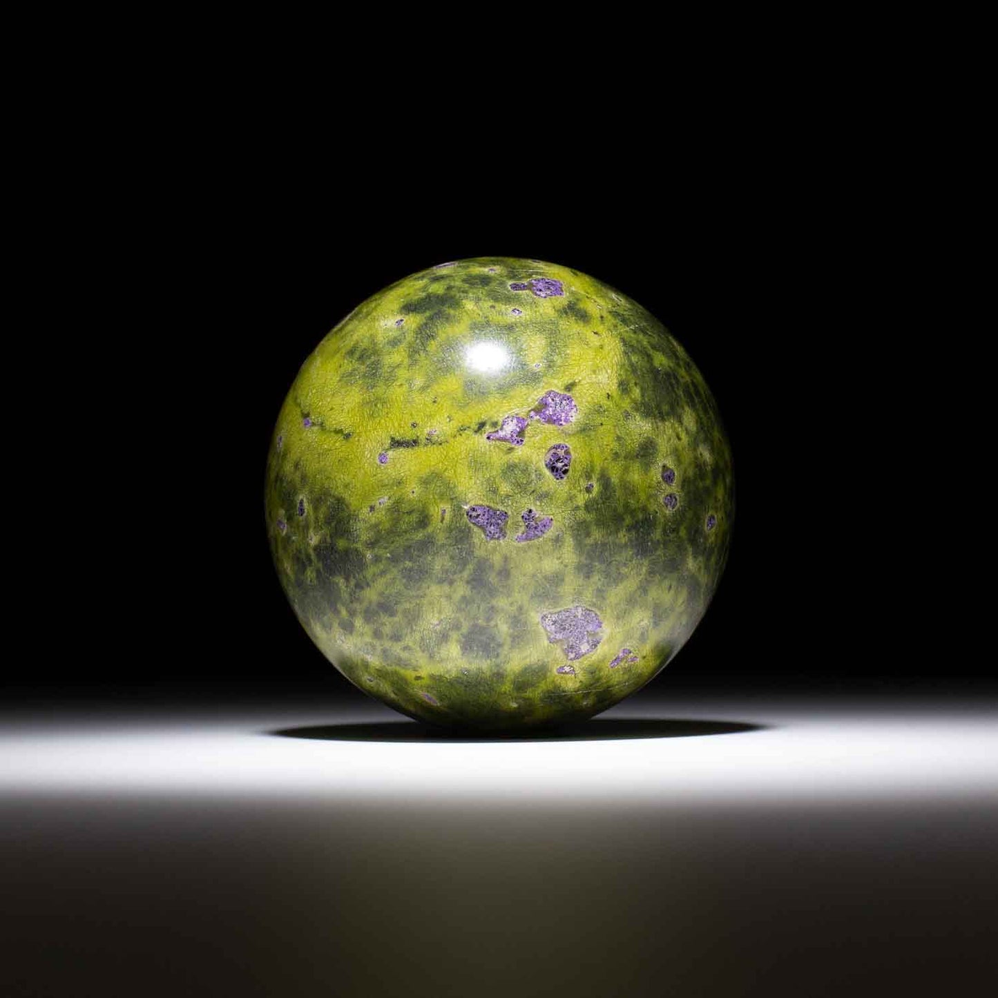 Australian Stichtite in Serpentine Sphere - 11