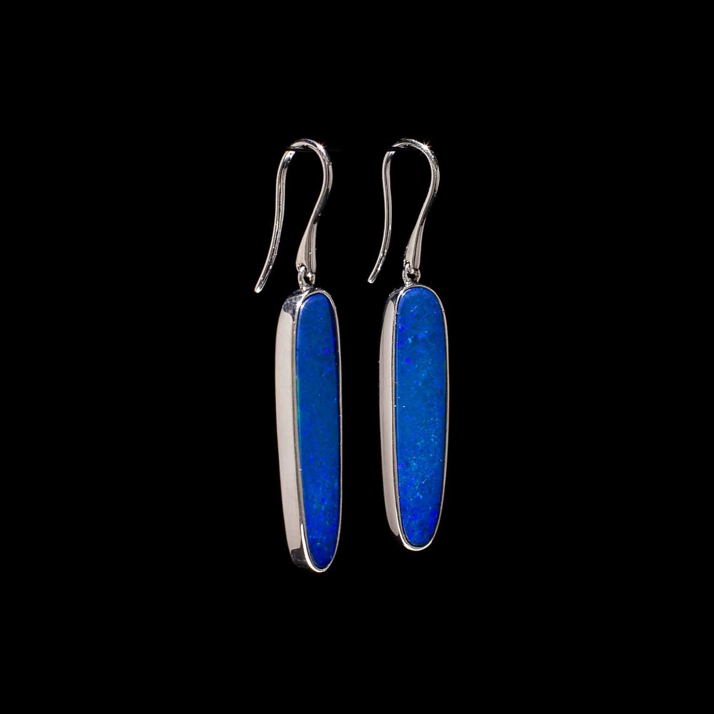 Australian Opal Doublet Earrings - 502