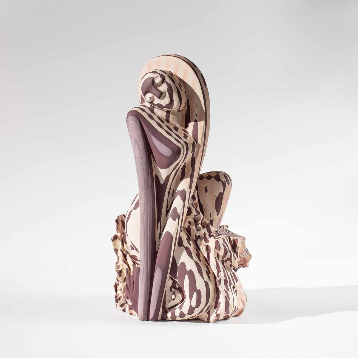 Australian zebra rock sculpture — hand-carved Kimberley stone