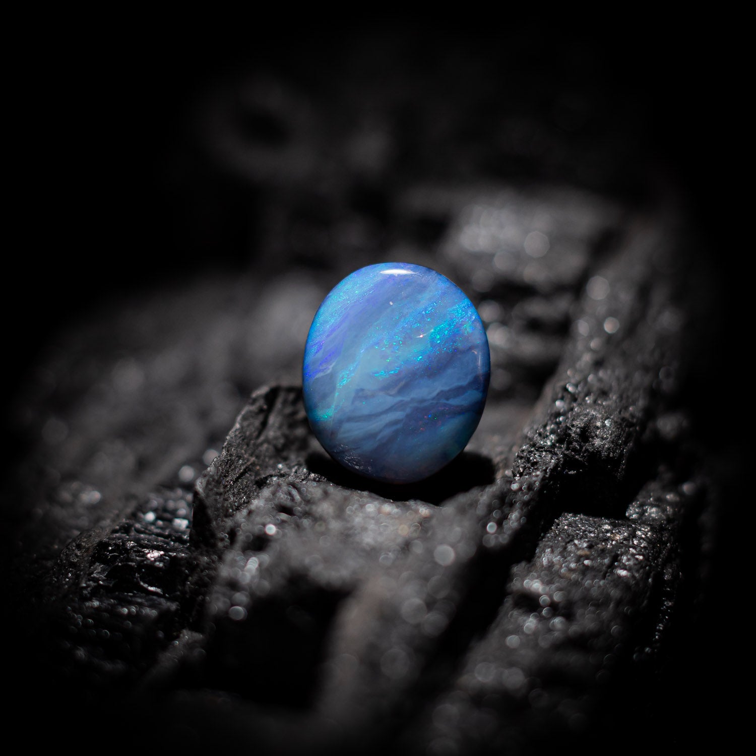 Australian Boulder Opal Solid Stone