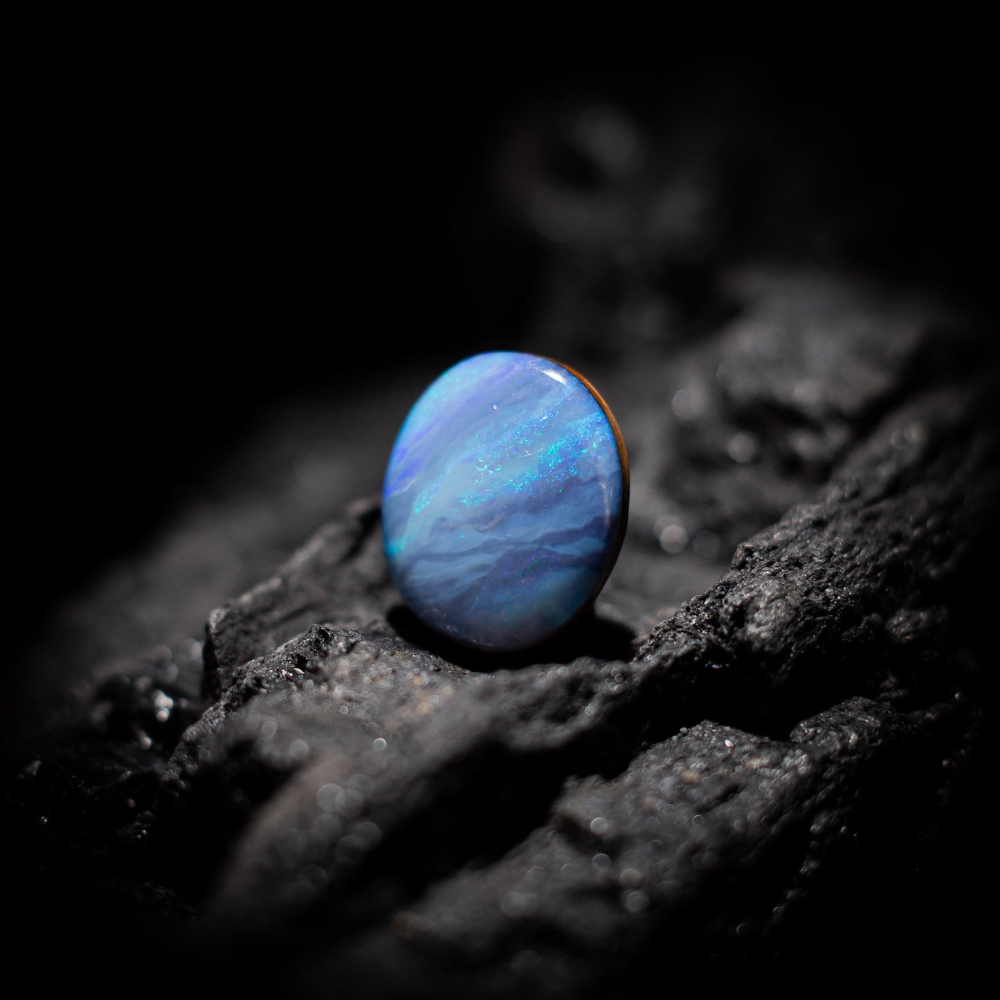 Australian Boulder Opal Stone 1501