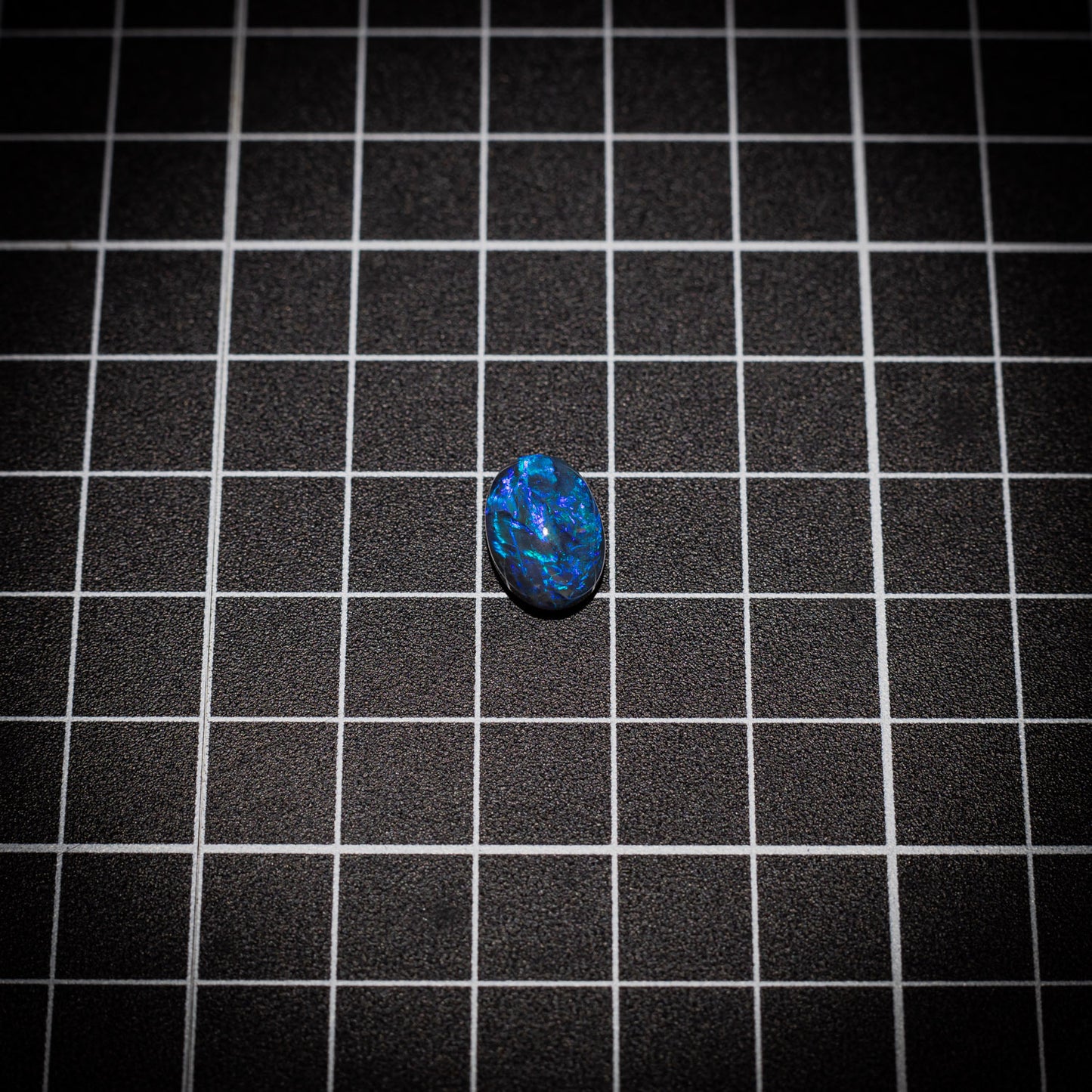 Australian Black Opal Solid Stone