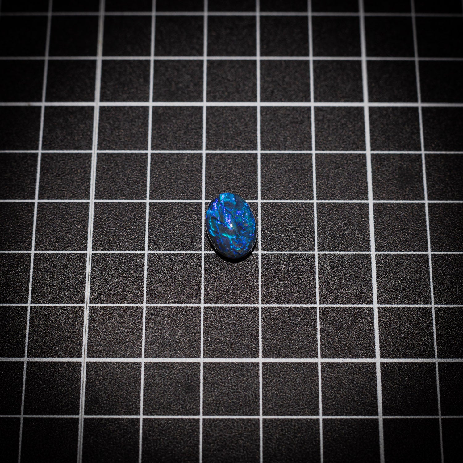 Australian Black Opal Solid Stone