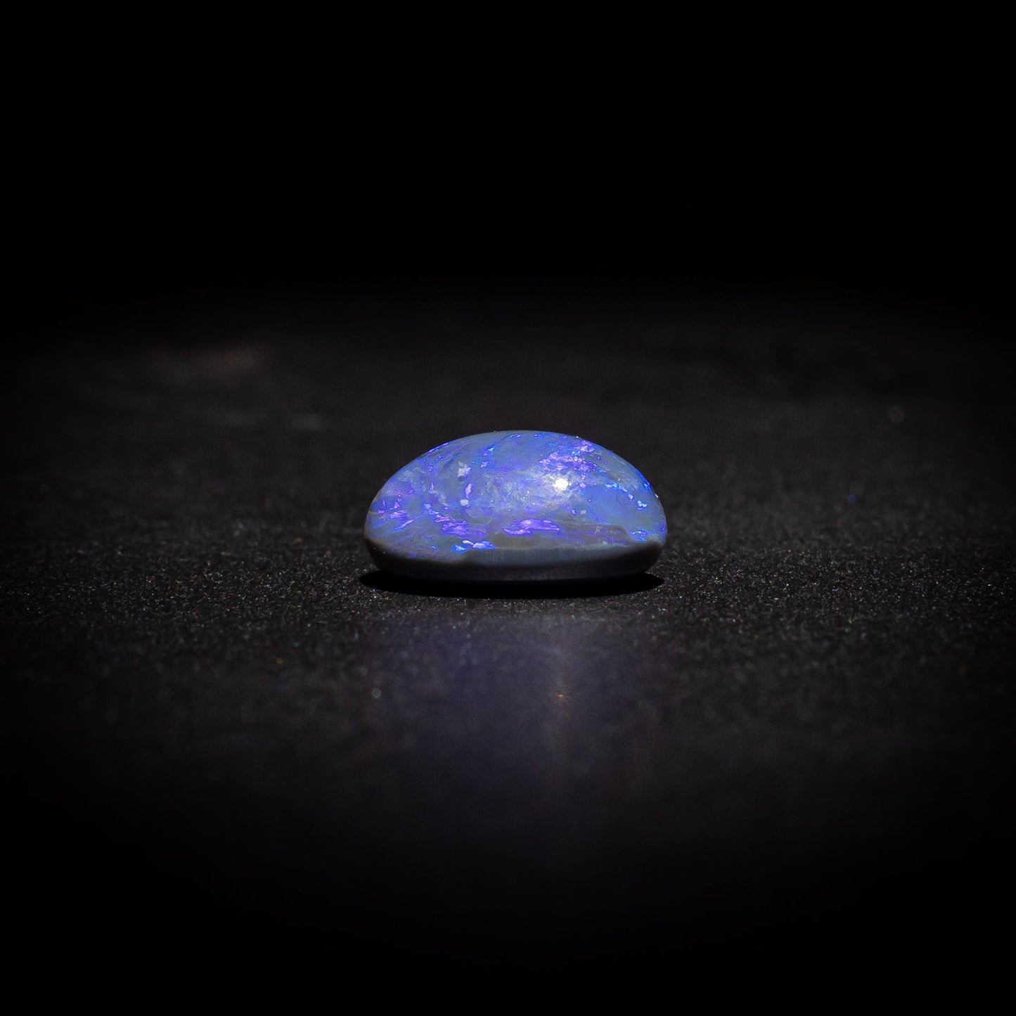 Australian Black Opal Solid Stone