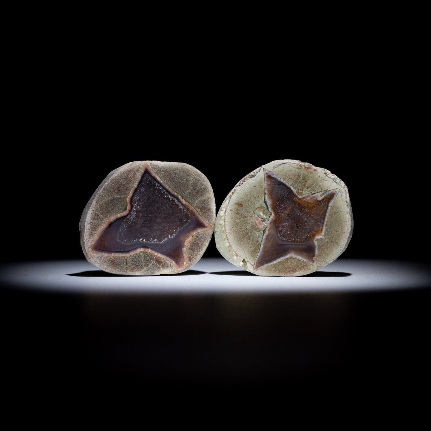 Australian Thunderegg Pair – Natural Mineral Specimen