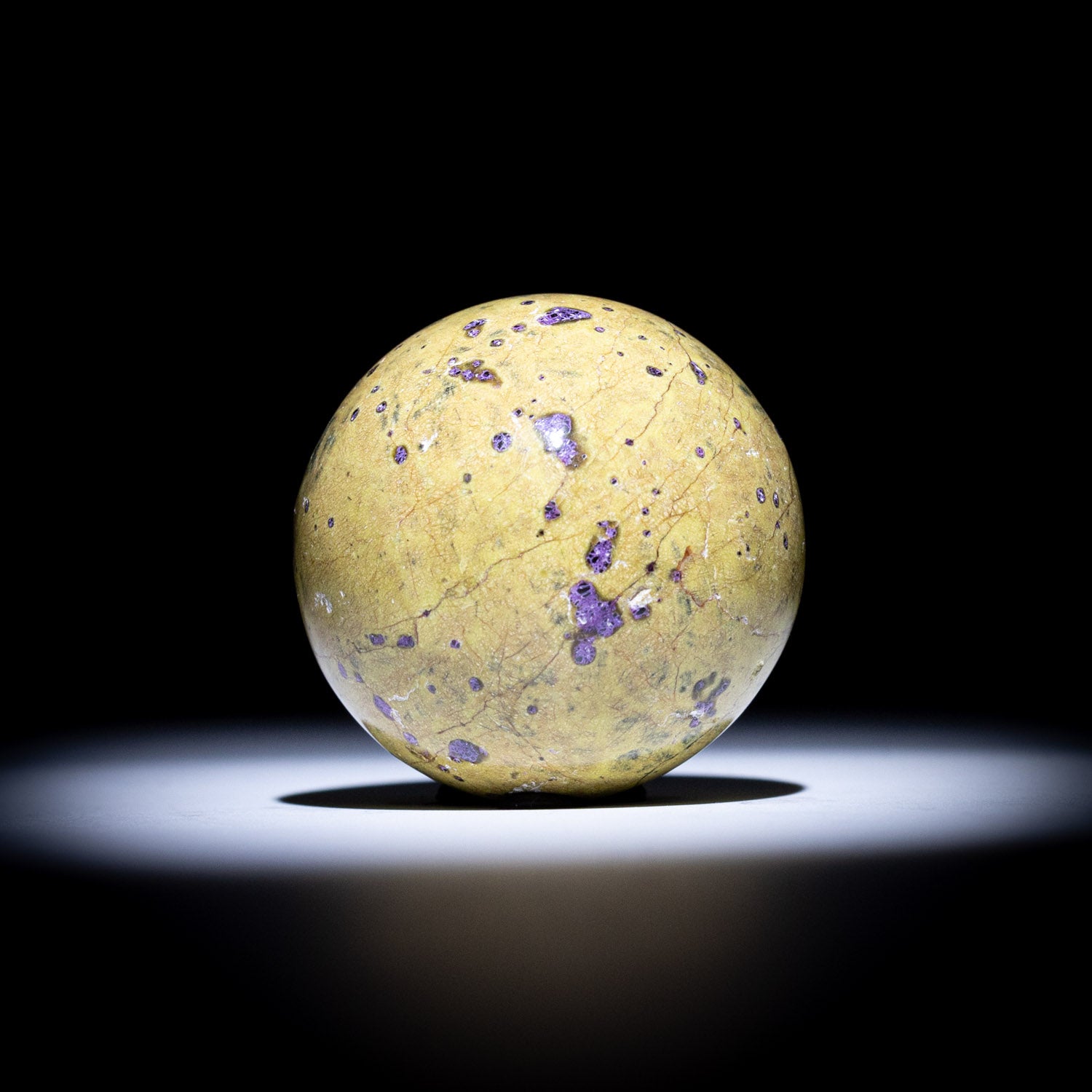Australian Stichtite in Serpentine Sphere 