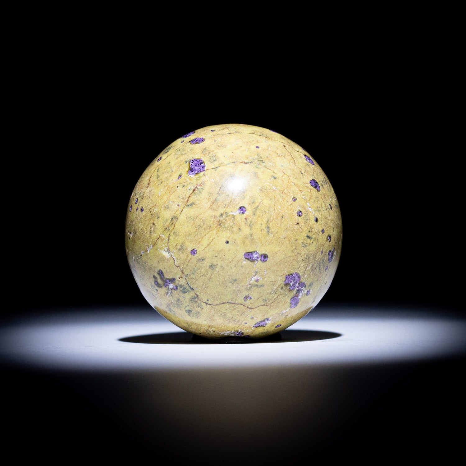 Australian Stichtite in Serpentine Sphere 