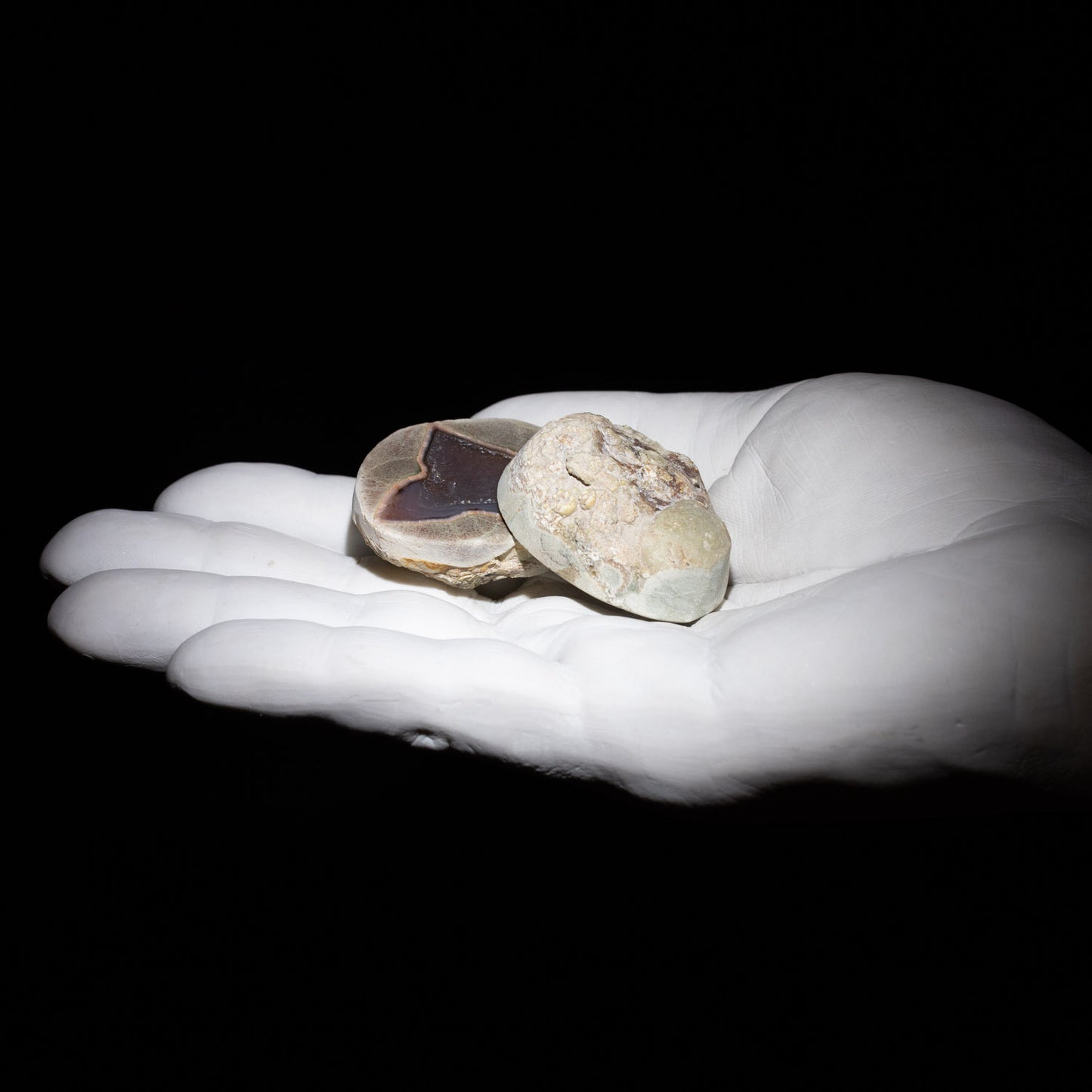 Australian Thunderegg Pair – Natural Mineral Specimen