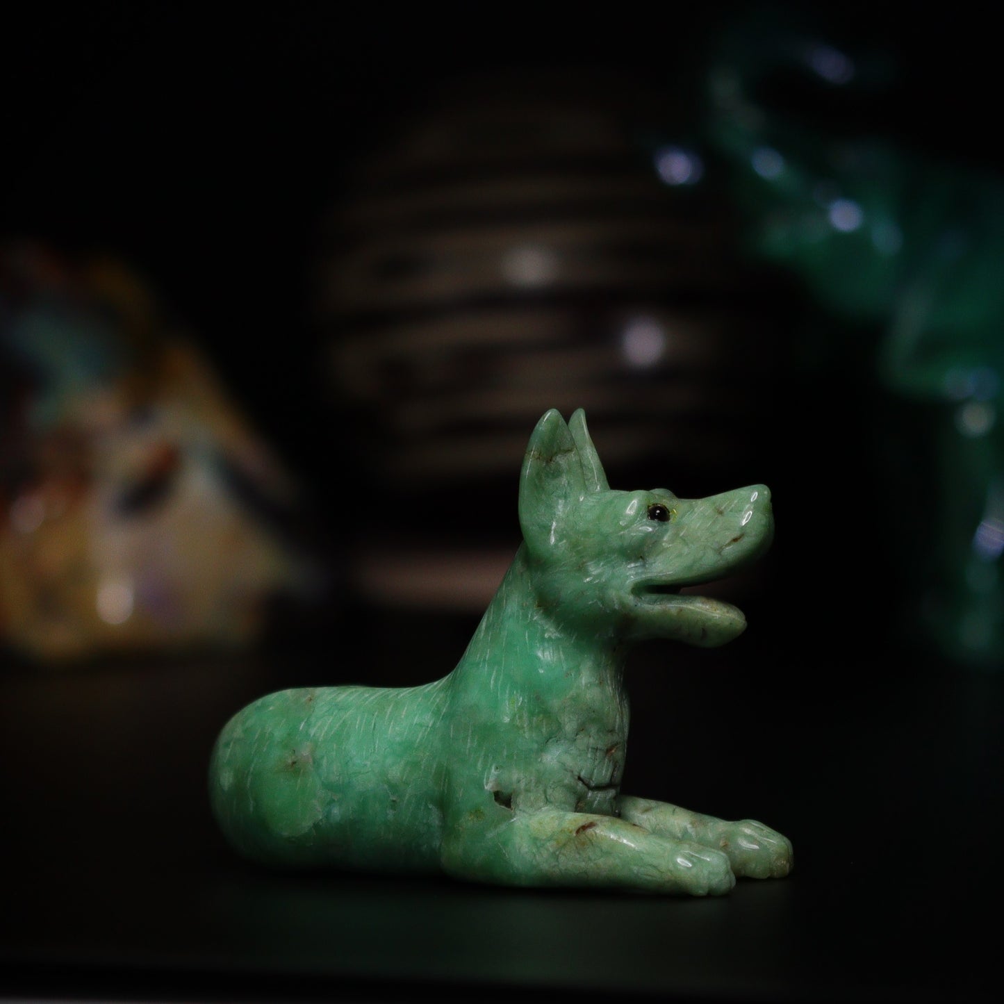 Australian Chrysoprase curving 