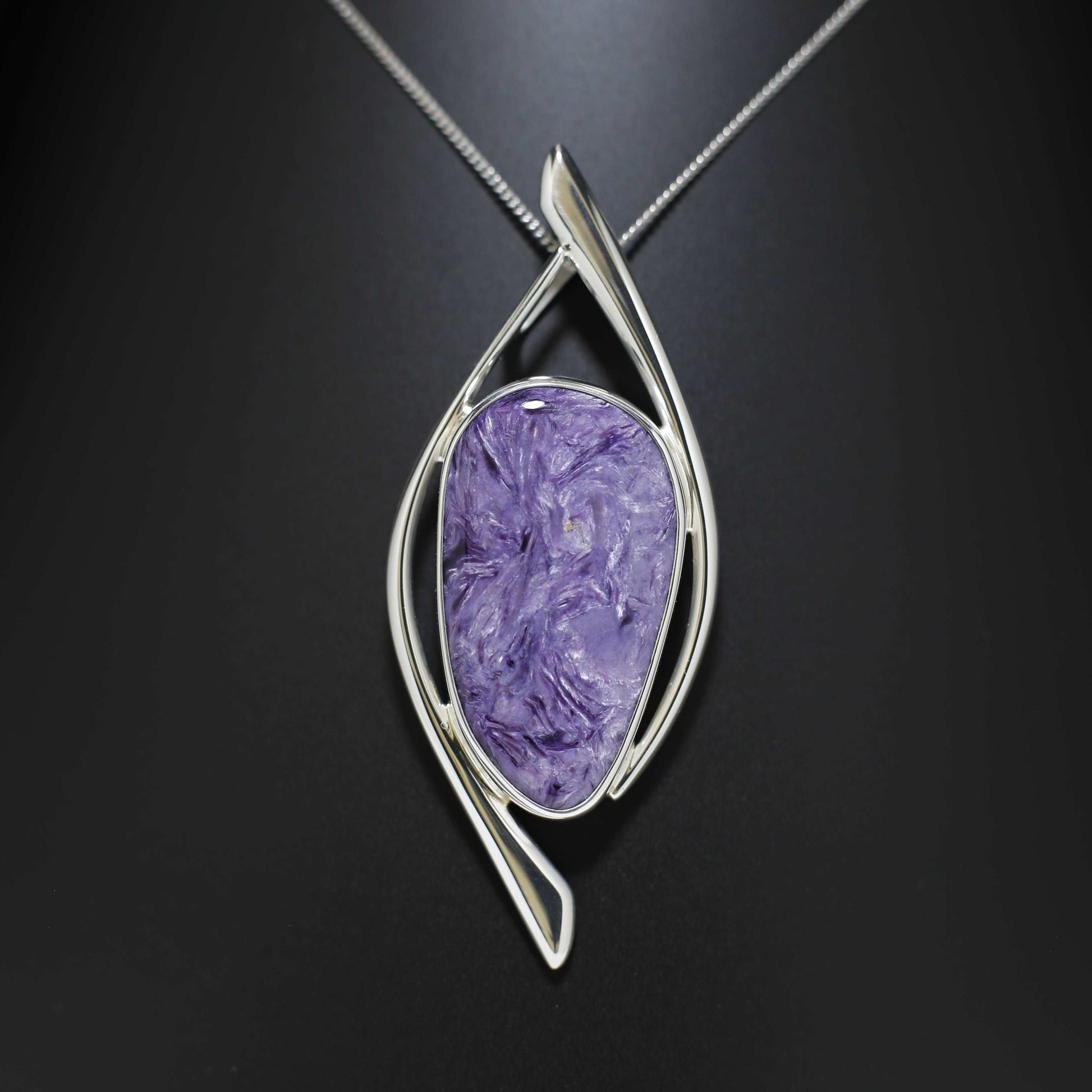 Charoite pendant - 11