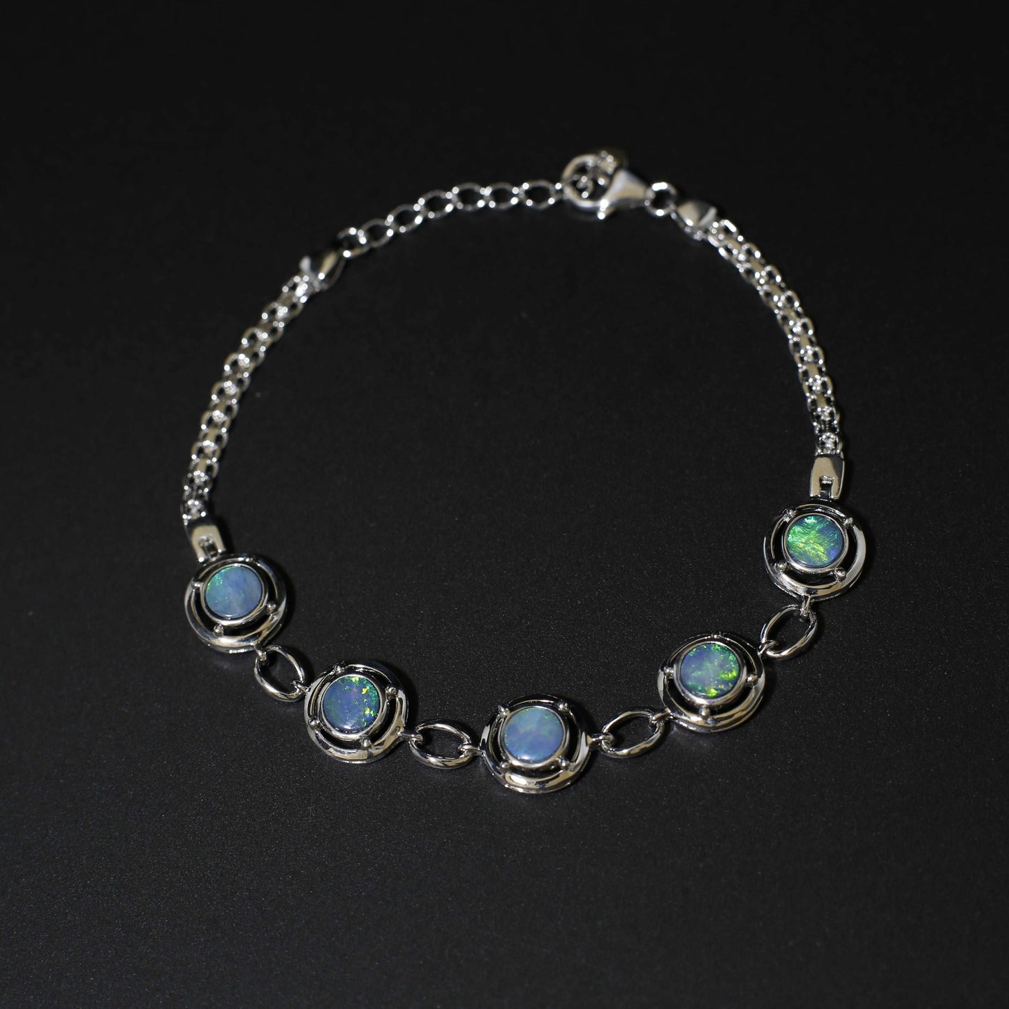 Australian Opal Doublet Bracelet 