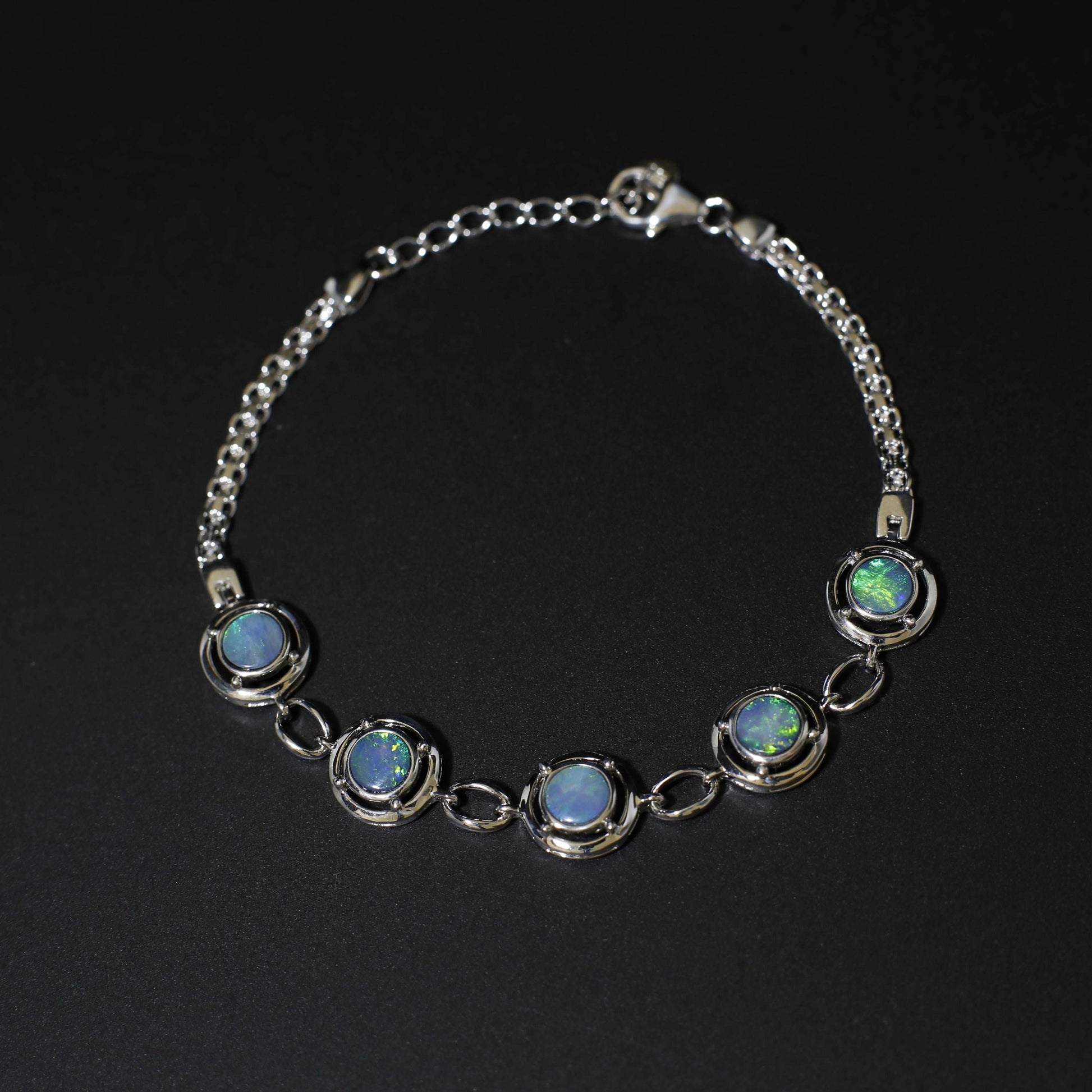Australian Opal Doublet Bracelet 