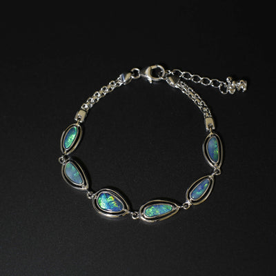 Australian Opal Doublet Bracelet - 6