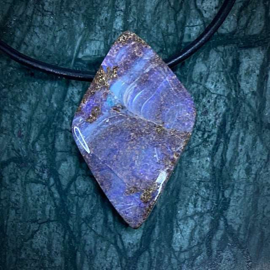 Australian Boulder Opal necklace 