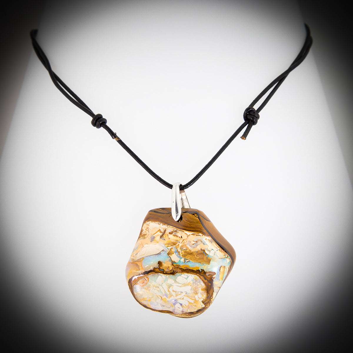Boulder Opal necklace - 12