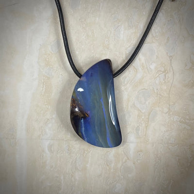 Boulder Opal necklace - 34
