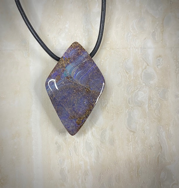 Australian Boulder Opal necklace 