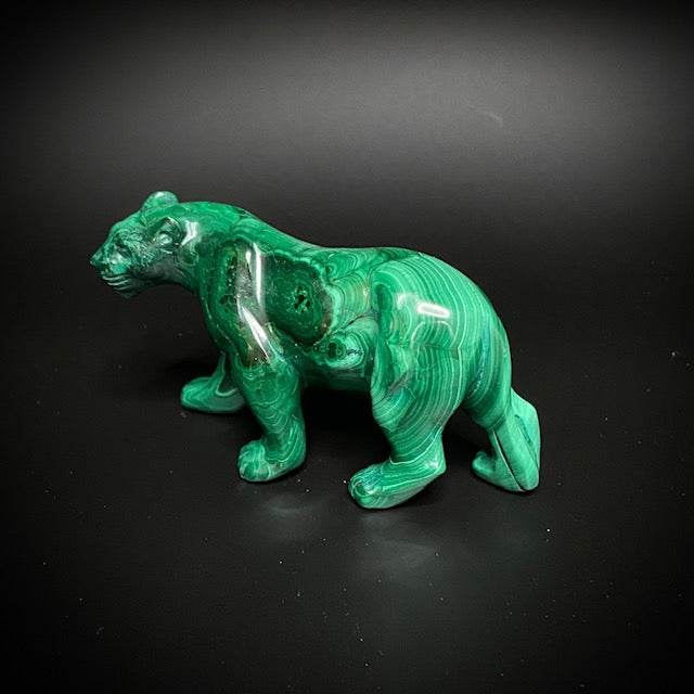 Malachite "carving Tiger " 