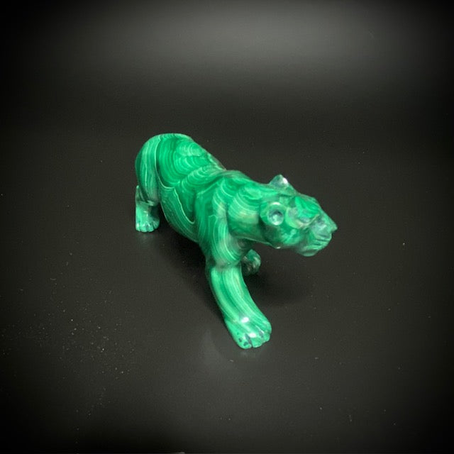 Malachite "carving Tiger " 