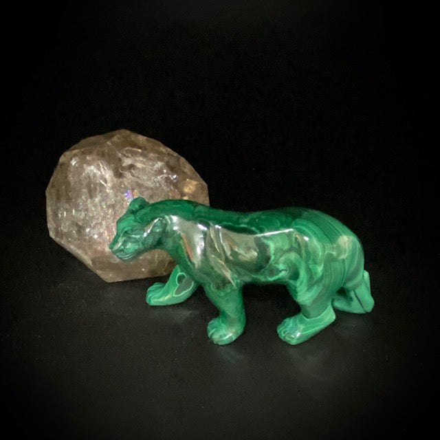 Malachite "carving Tiger " 