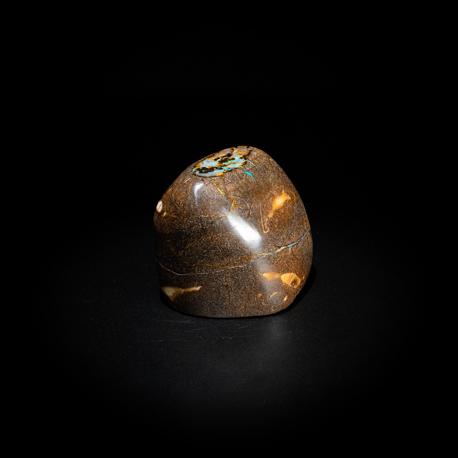 Australian Boulder Opal split pair Specimen