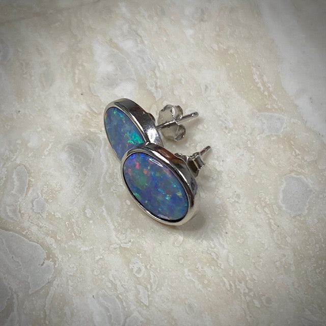 Australian opal earrings - 515