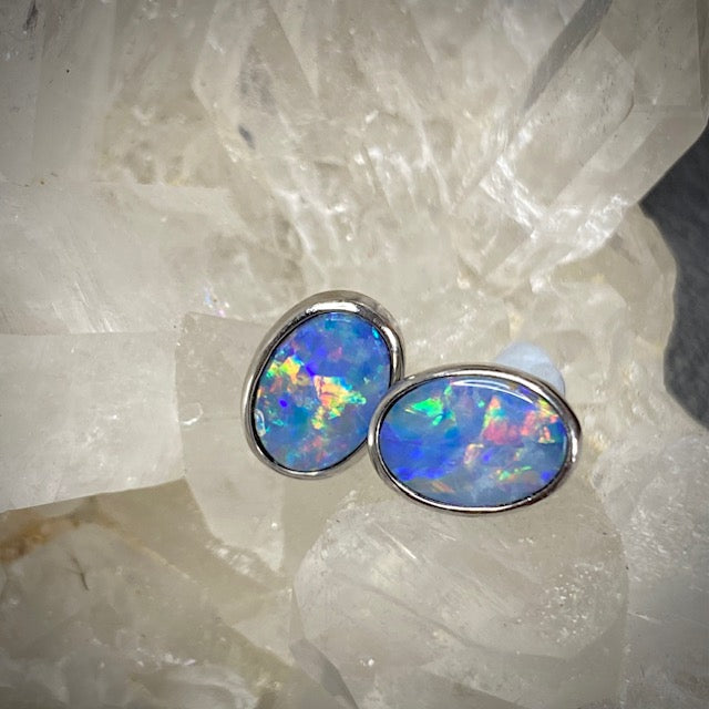 Australian opal earrings - 515