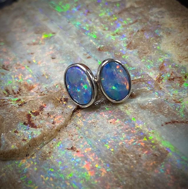 Australian opal earrings - 515