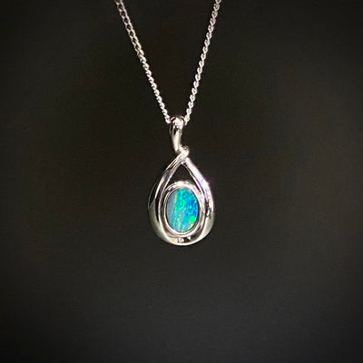 Opal pendant doublet - 130