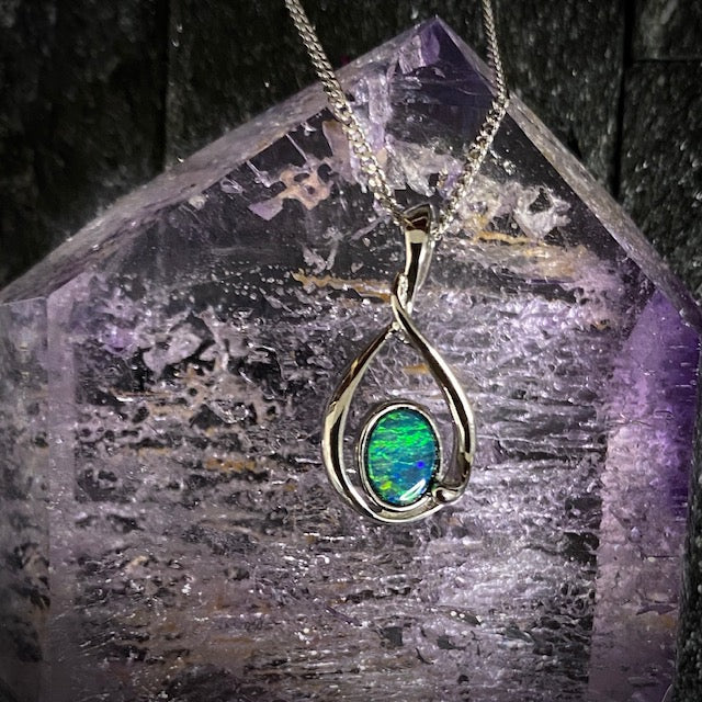 Australian doublet pendant - 131