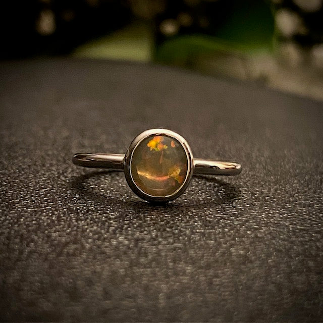 Black Opal ring - 120