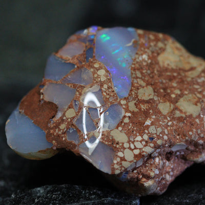 Australian Black opal specimen - 23