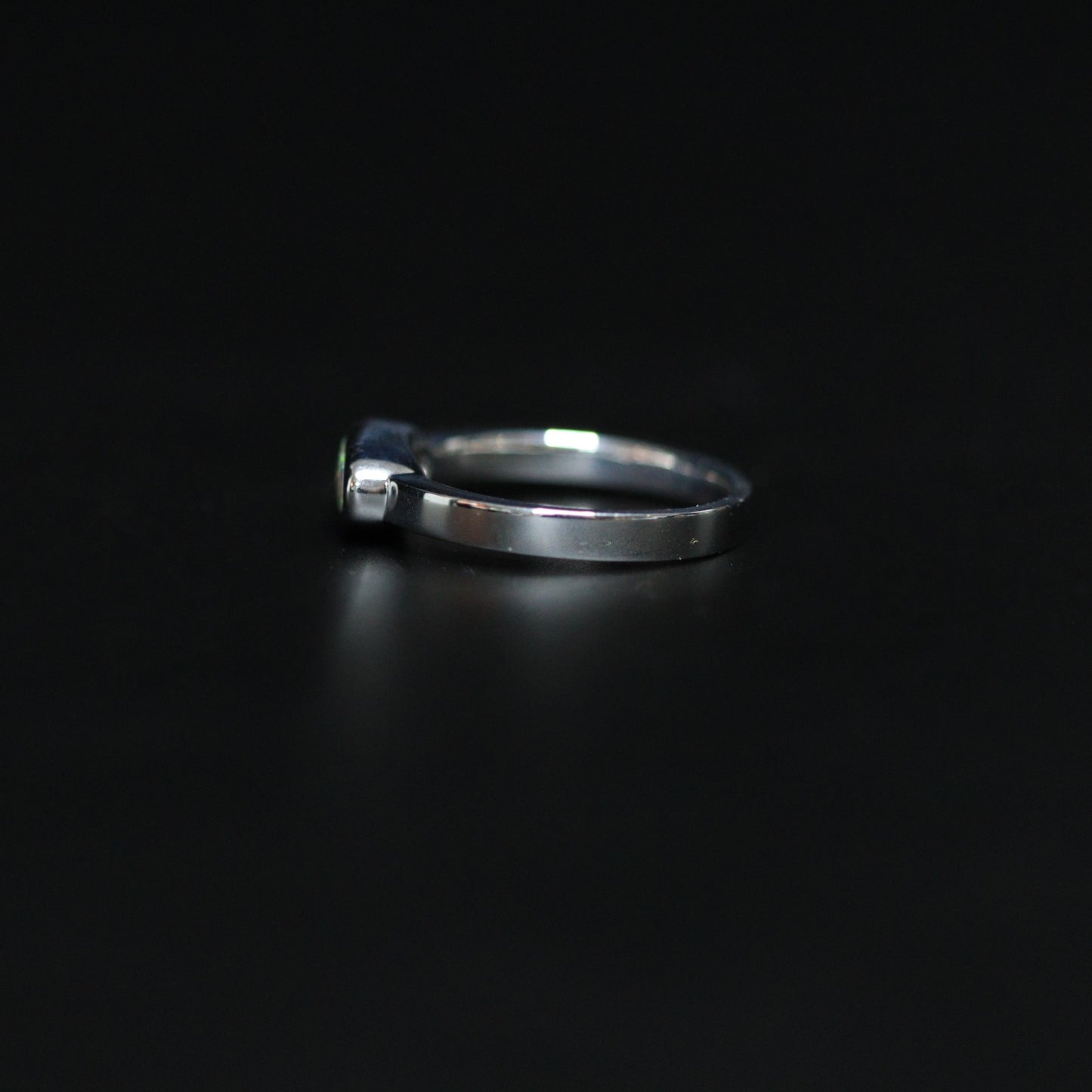 Australian Boulder opal in sterling silver ring