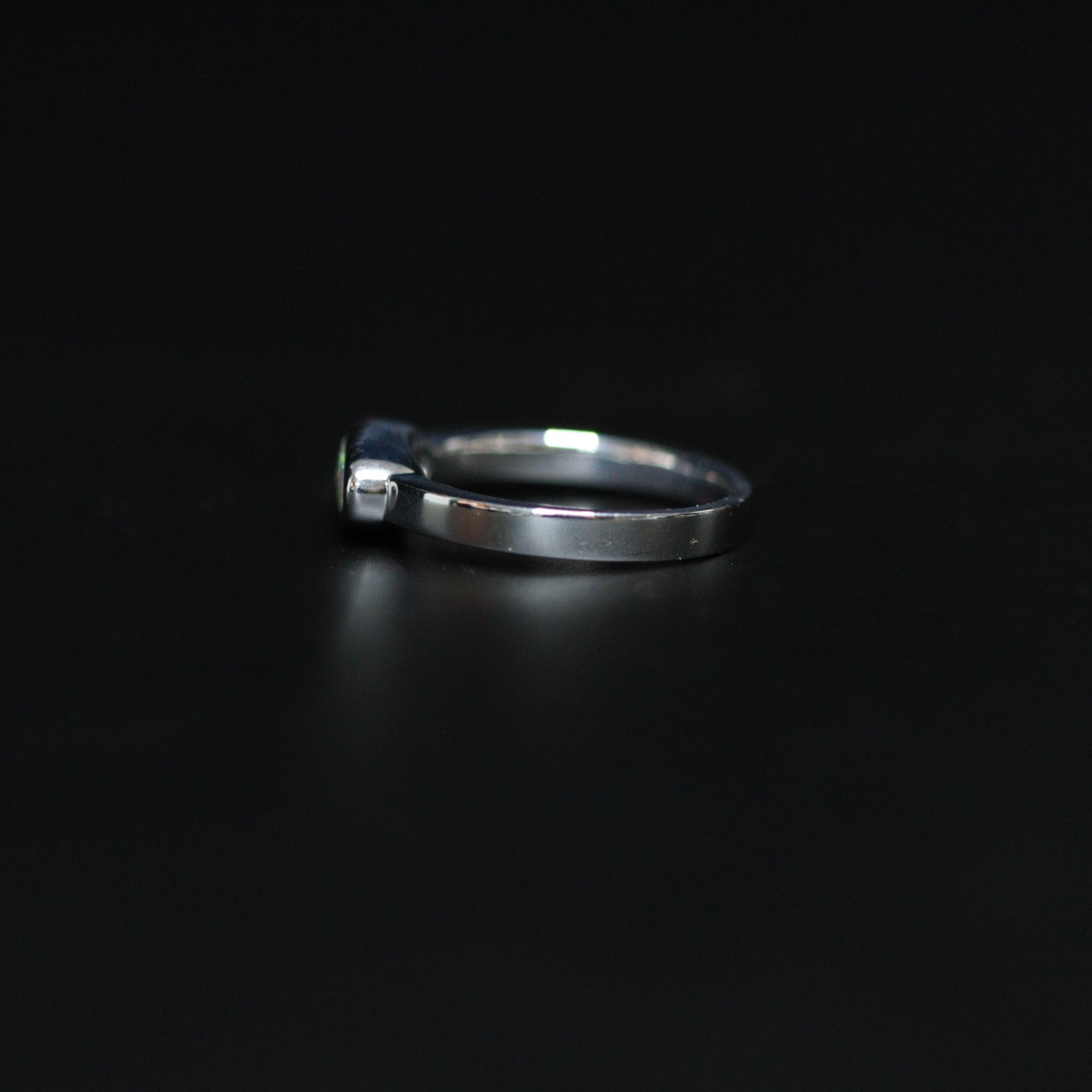 Australian Boulder opal in sterling silver ring