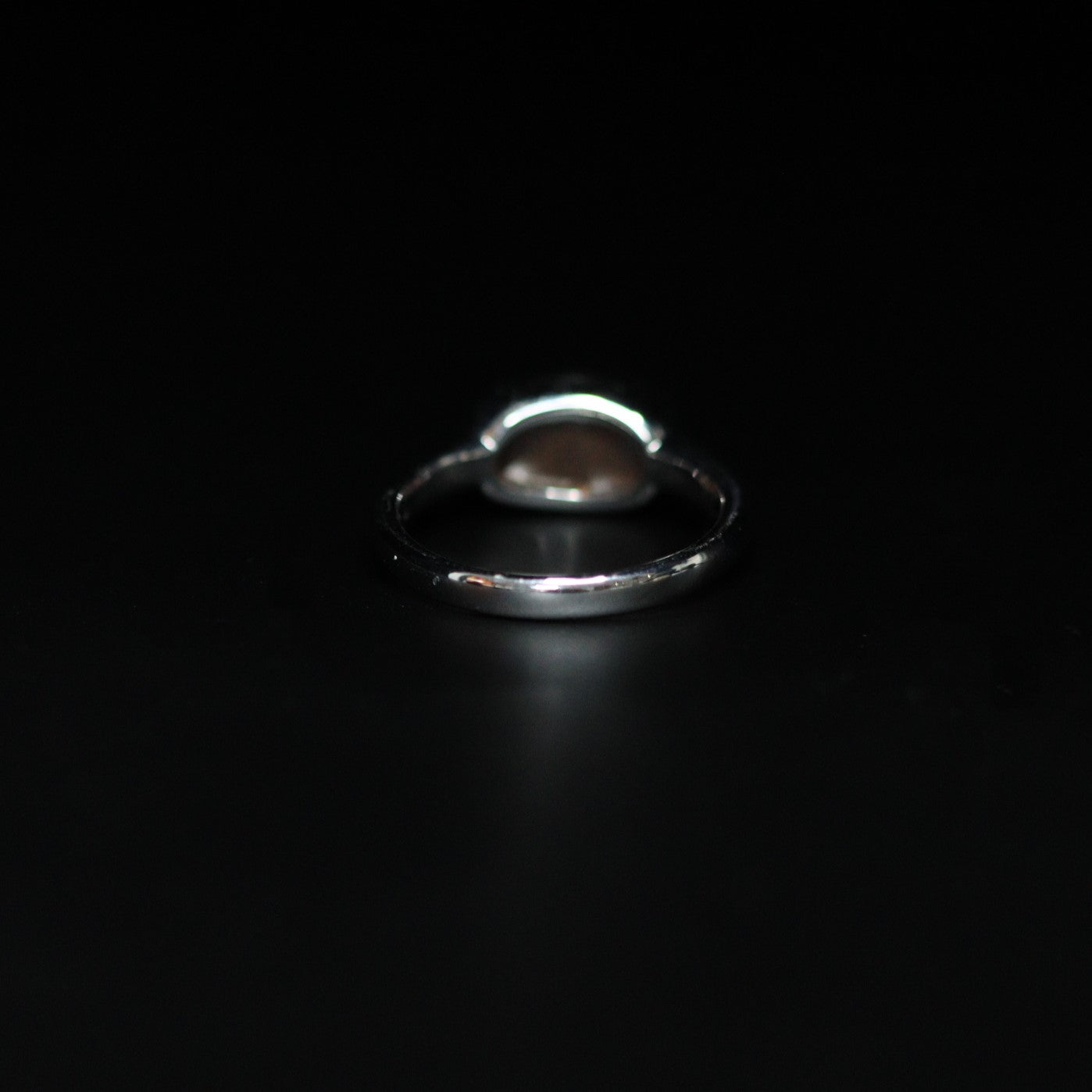 Australian Boulder opal in sterling silver ring 