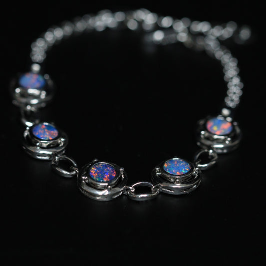 Australian Opal Doublet Bracelet - 5