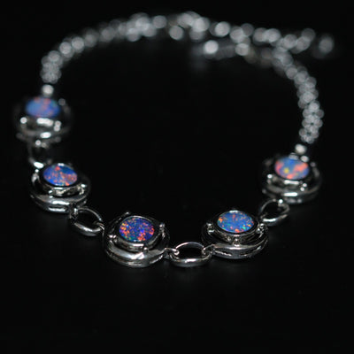 Australian Opal Doublet Bracelet - 5