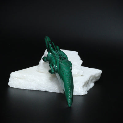Malachite curving "Crocodile" - 11