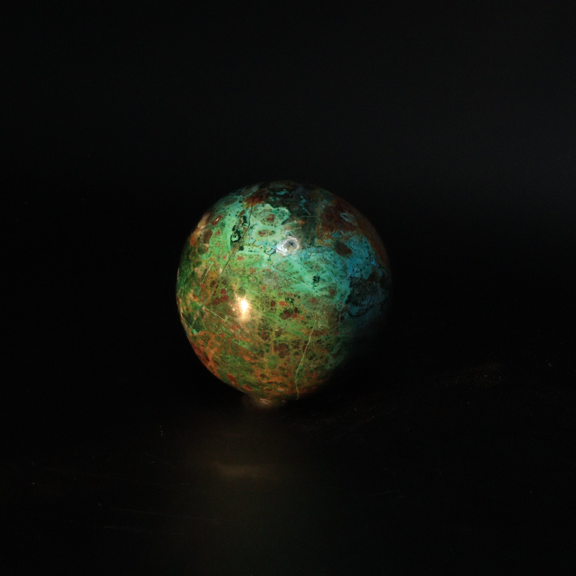 Shattuckite sphere 
