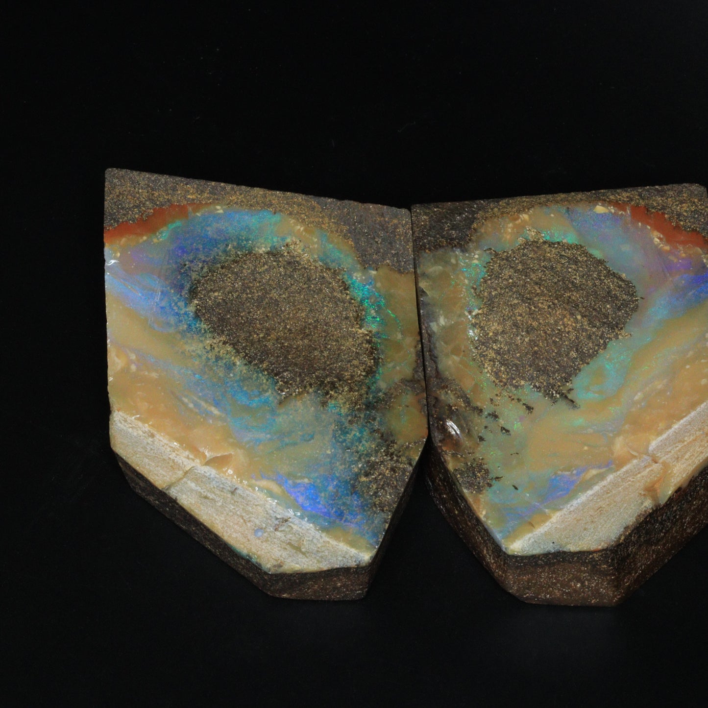Australian Boulder Opal Pair Specimen